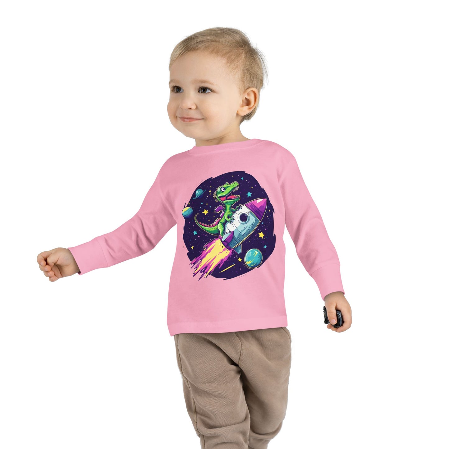 Toddler Long Sleeve Tee - Dino