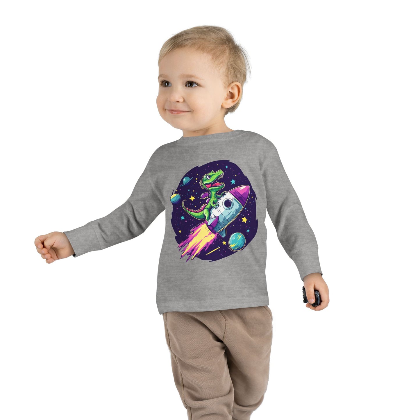 Toddler Long Sleeve Tee - Dino