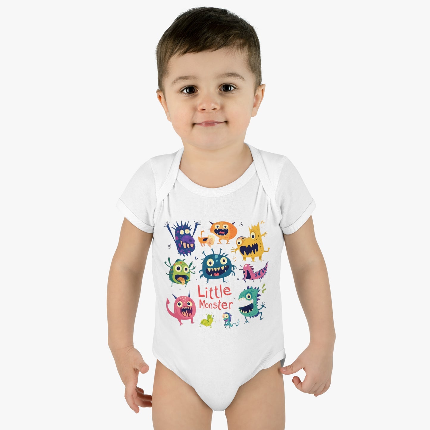 Infant Baby Rib Bodysuit - Insect