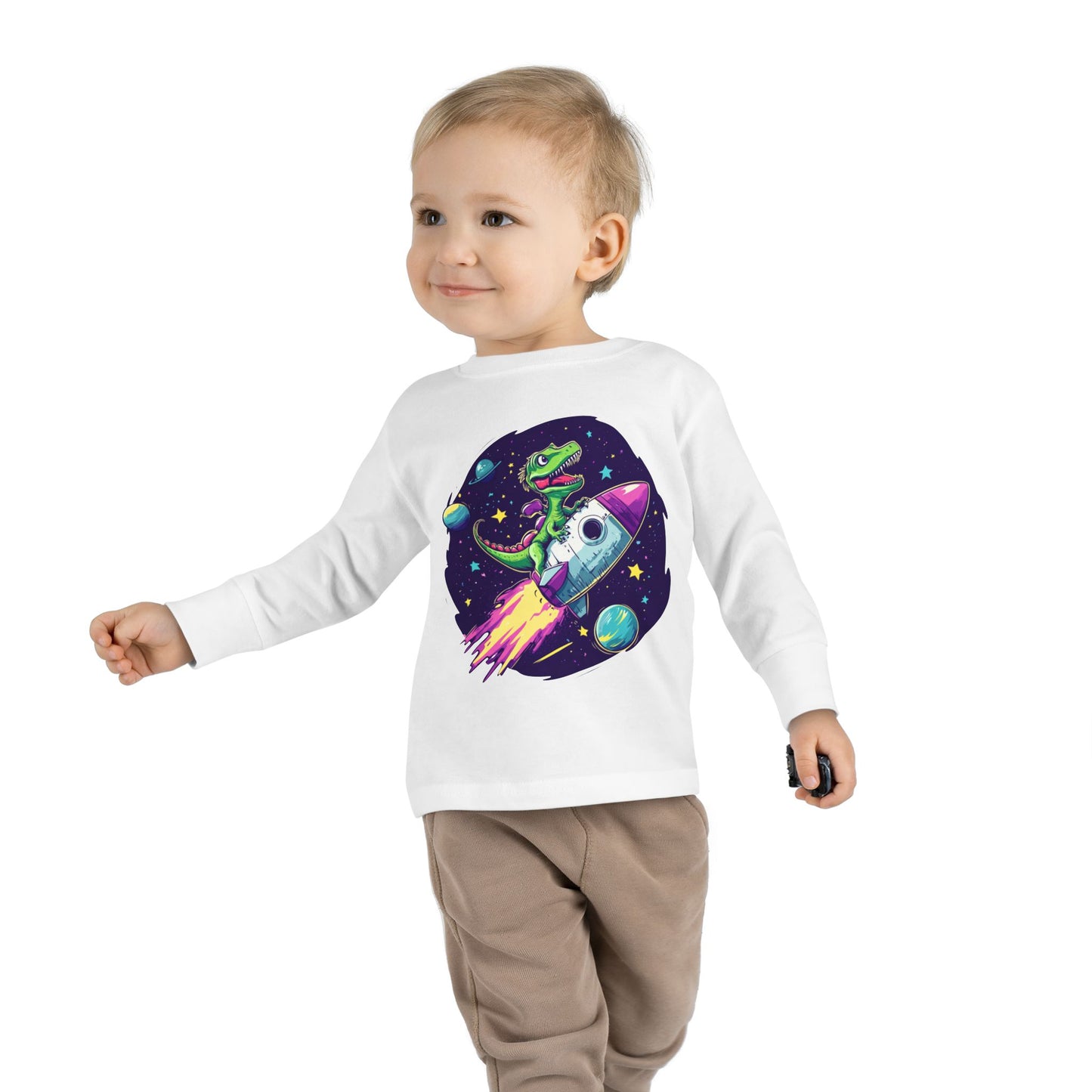 Toddler Long Sleeve Tee - Dino