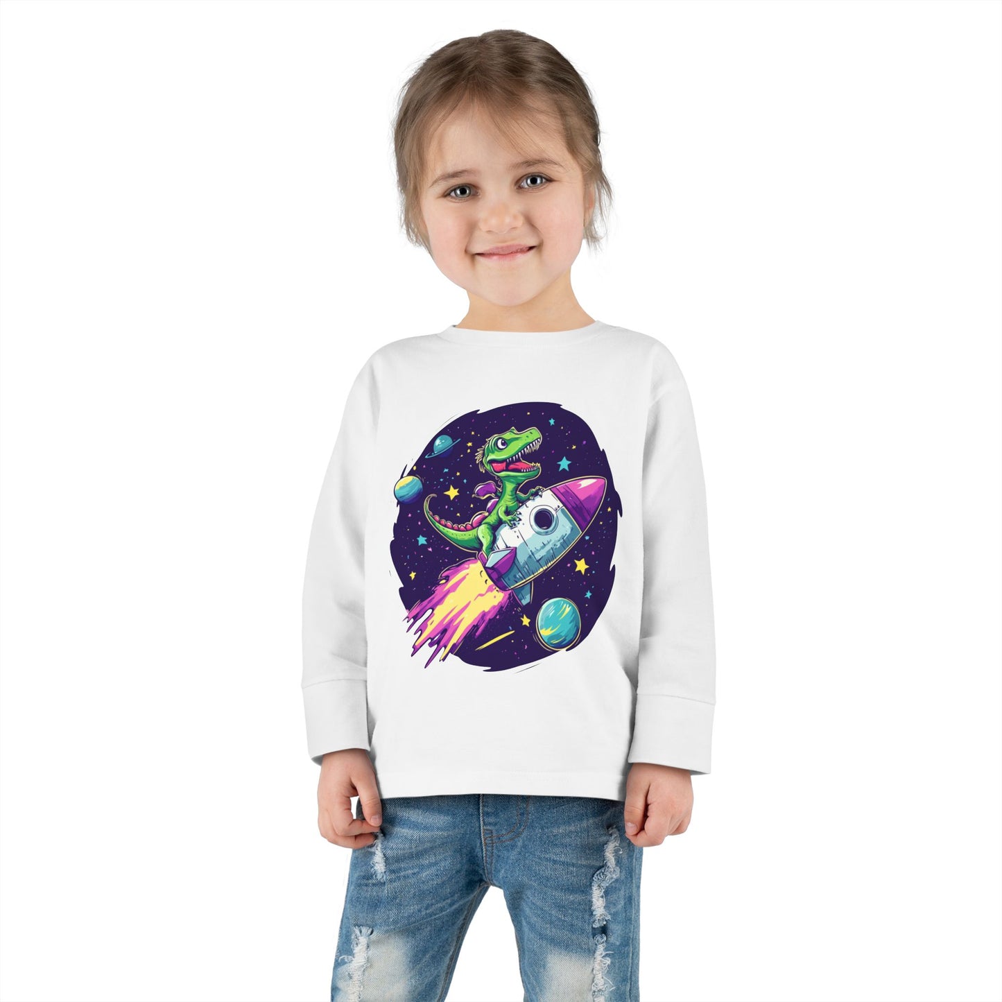 Toddler Long Sleeve Tee - Dino