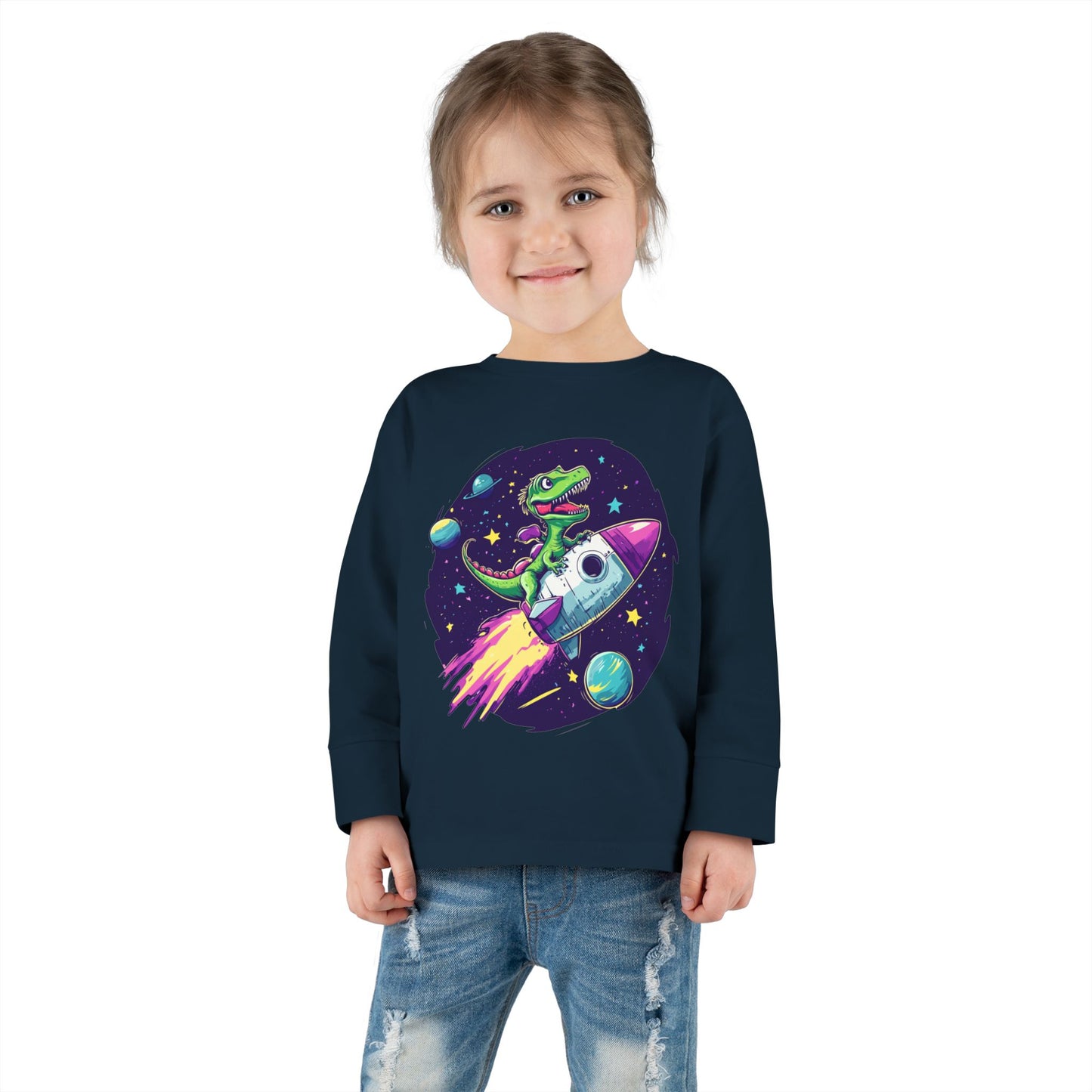 Toddler Long Sleeve Tee - Dino