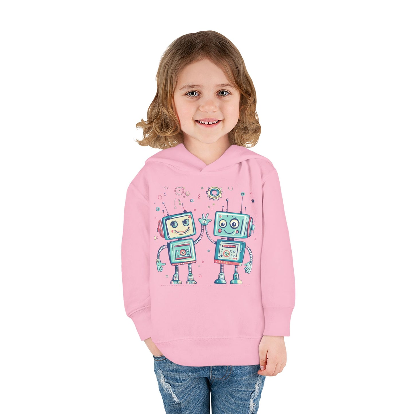 Toddler Pullover Fleece Hoodie  - Robo