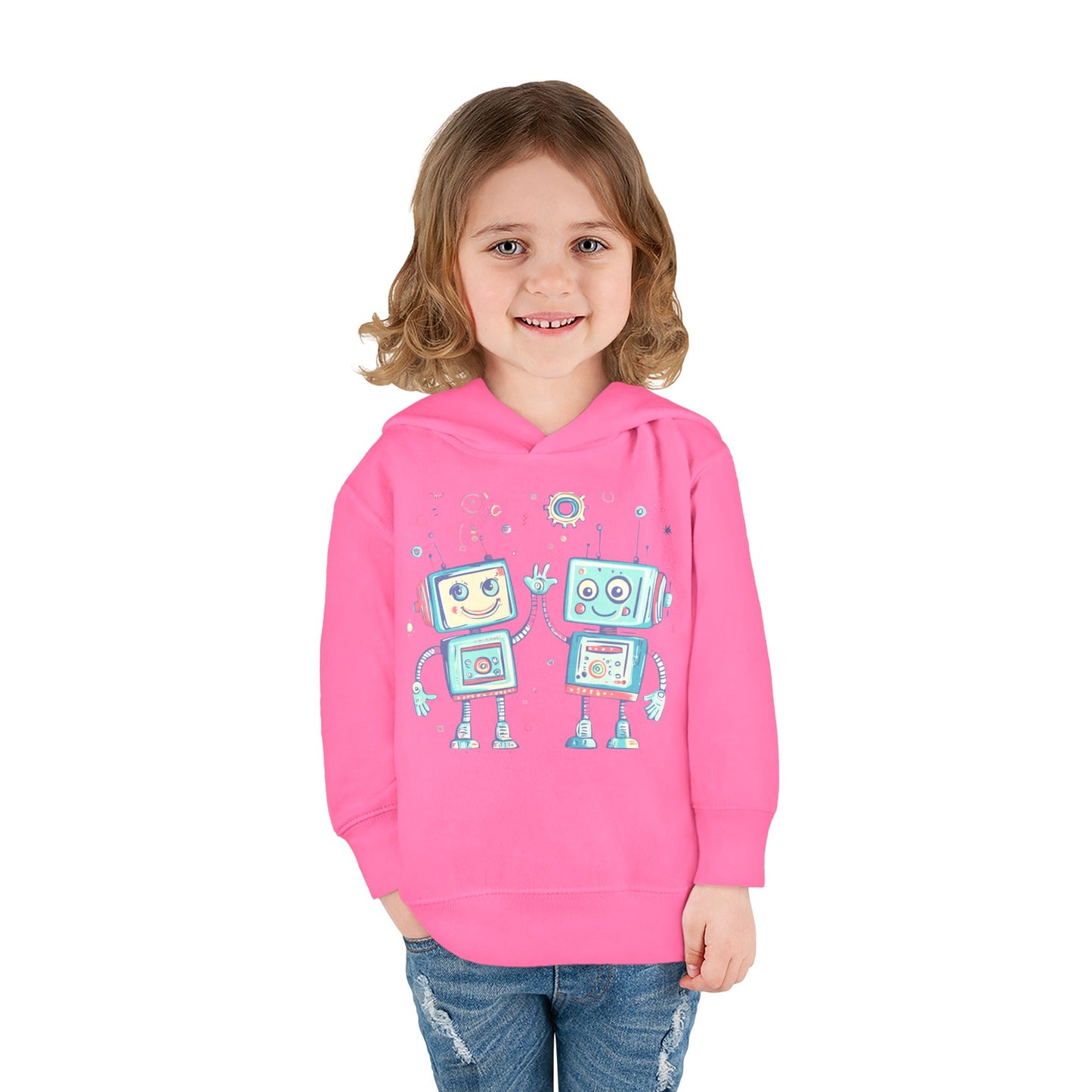 Toddler Pullover Fleece Hoodie  - Robo