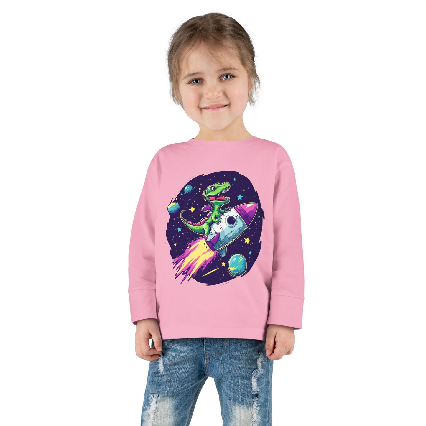 Toddler Long Sleeve Tee - Dino