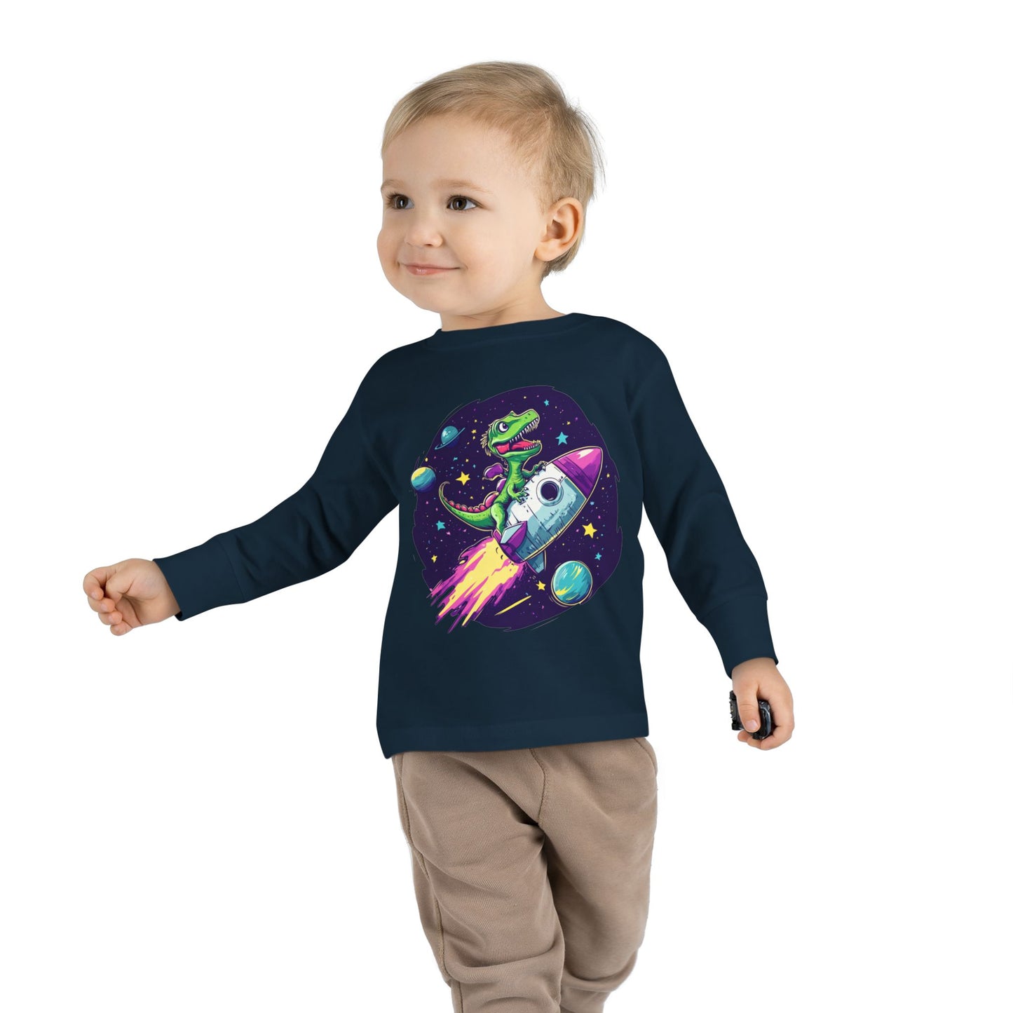 Toddler Long Sleeve Tee - Dino